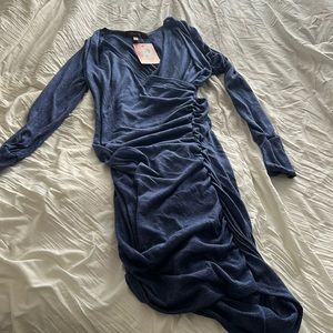 Soft knit surprise tunic dress